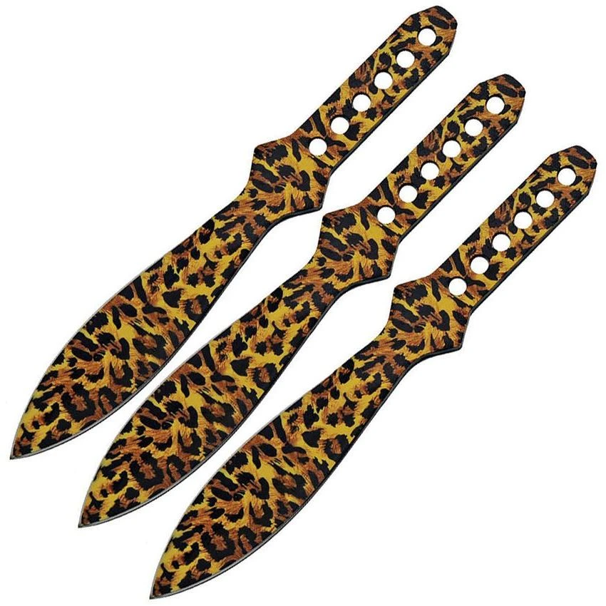 China Made 211414CT Throwing Knife Set Cheetah 3 China Made 211414CT Throwing Knife Set Cheetah