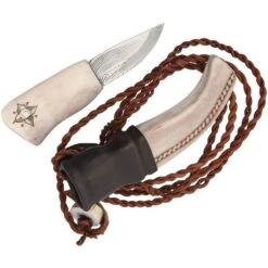 Karesuando Kniven 3531 Damascus Neck Knife