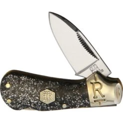 Rough Ryder 2011 Cub Lockback Knife Silver Sparkle