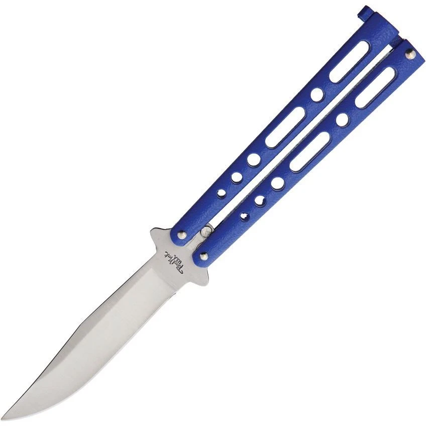 Benchmark 011 Balisong Blue 3 Benchmark 011 Balisong Blue