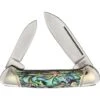 Queen City 002 Mini Canoe Abalone -Knives Discount Store 306235 306240