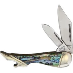 Queen City 005 Leg Knife Abalone
