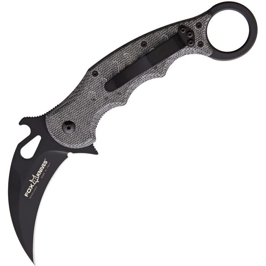 Fox 479MIB Karambit Linerlock Knife Black 3 Fox 479MIB Karambit Linerlock Knife Black