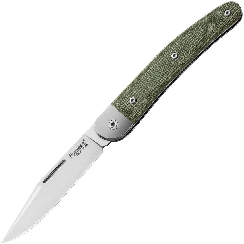 LionSTEEL JK1CVG Jack Linerlock Knife Green Micarta 3 LionSTEEL JK1CVG Jack Linerlock Knife Green Micarta