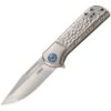 CRKT 6525 Lanny Linerlock Knife Silver A/O