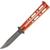 Bear & Son 117ORSW Butterfly Orange Stonewash -Knives Discount Store 312901 312906