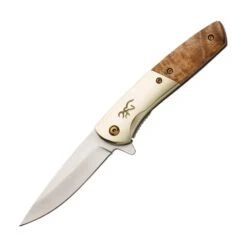 Browning 0470 Nine Mile Framelock A/O Burl